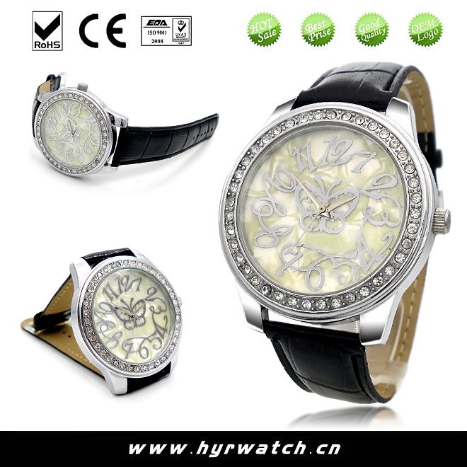 2014 watches men with genuine leather band