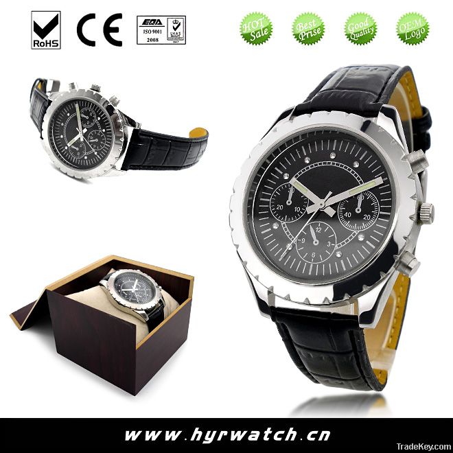 japan movt quartz watch stainless steel back