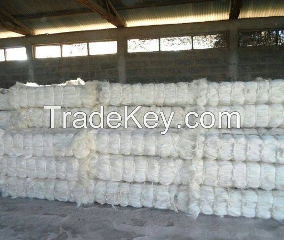 Quality 100% natural raw sisal fiber sisal fibre white