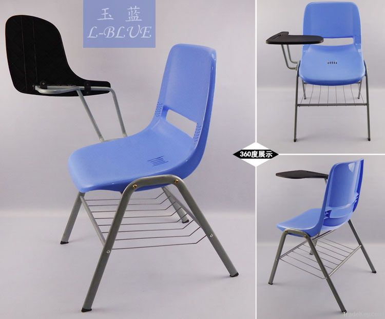 versatile ergonomic stack chair lobby chair 4-leg base reception room