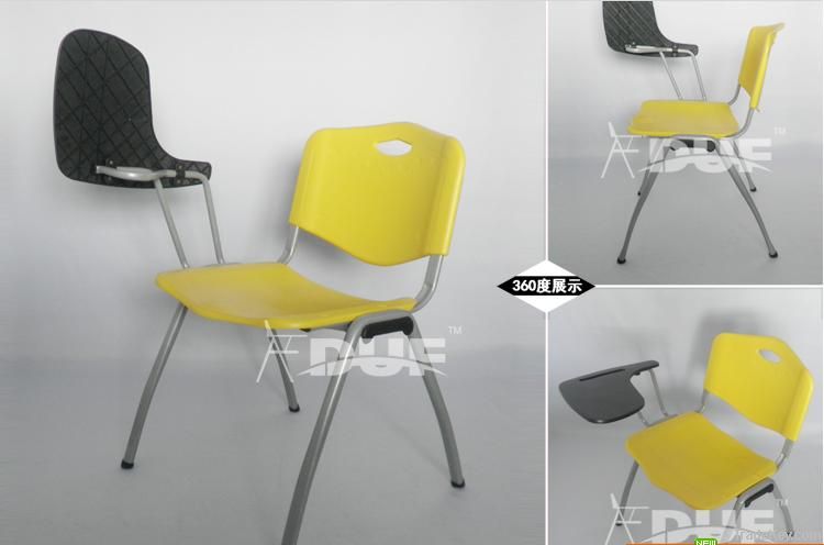 stacking tablet arm chair with writing tablet student chair