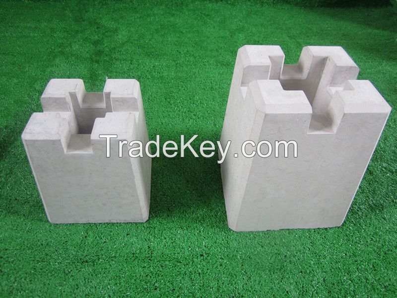 Construction building cement deck block