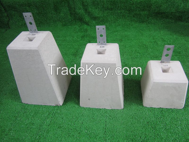 Construction building cement deck block