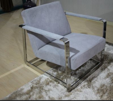 upholstery sofa with stainless steel frame