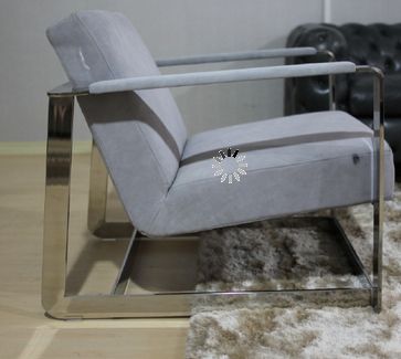 upholstery sofa with stainless steel frame