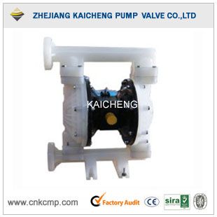 Pneumatic double diaphragm pump