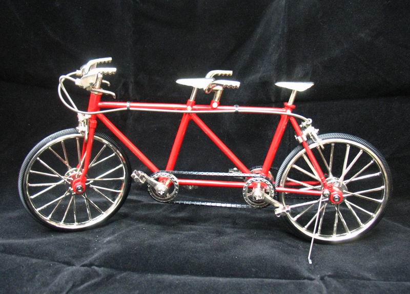 DIE CAST METAL TANDEM bicycle model