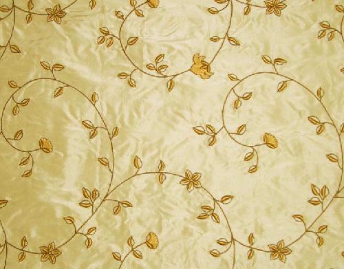Doupion Silk Embroidery Fabric