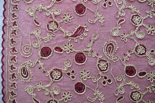 Tulle Rope Embroidery Fabric