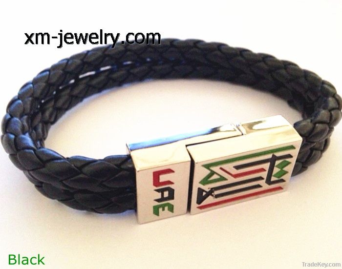 Item Name: UAE Leather Bracelets