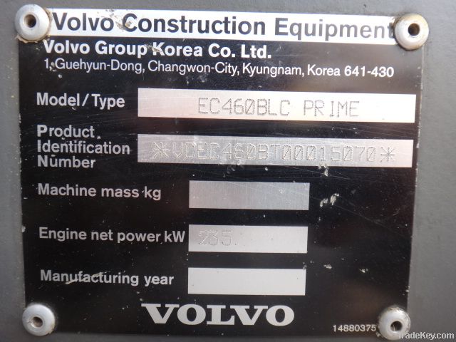 used Volvo Ec460blc Excavator
