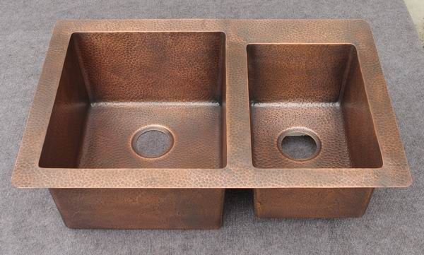 copper under sinks