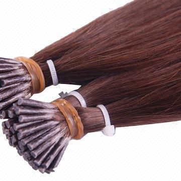 Pre-bonded  I-tip Remy hair with wholesale price 