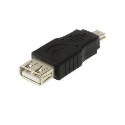 USB Type A Female to Micro Mini B 5pin  Male Converter Adapter