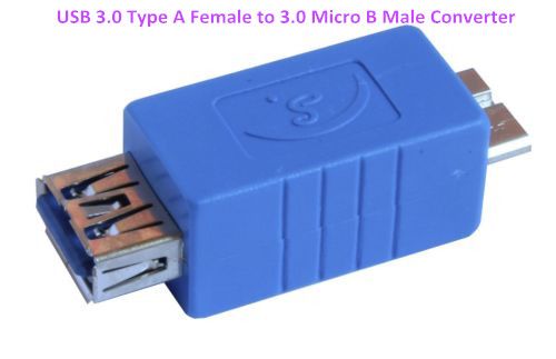 Super speed USB 3.0 Type A Female to 3.0 Micro B Male Converter Adapter AU3A2-MCB