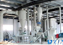 wpc wood powder production line