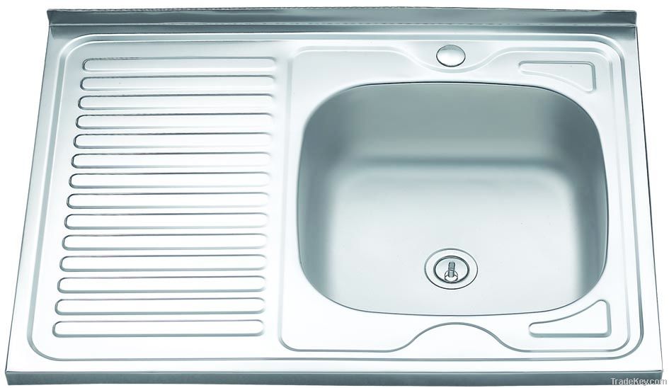 stainless steel sink