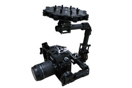 3-axis Carbon Fiber Brushless Gimbal Camera Mount w/Hollow Motor for 5D 7D DSLR Cameras FPV Aerial Photography