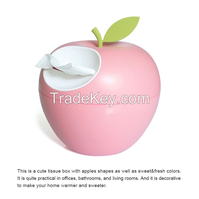 Bitten Apple Tissue Box