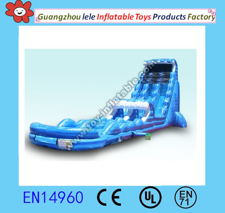 Inflatable water slide