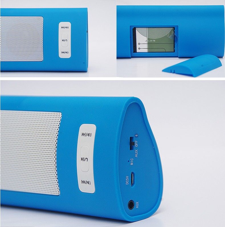 Portable Wireless Desktop Hifi Stereo Audio Bluetooth Speaker with TF Card Music Player