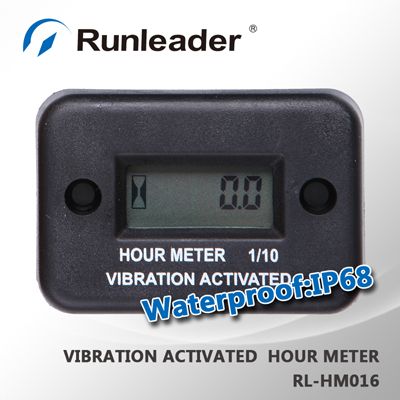 Waterproof Vibration digital wireless hour meter for industry Any engine -- ATV Motorcycle snowmobile pit bike jet engine