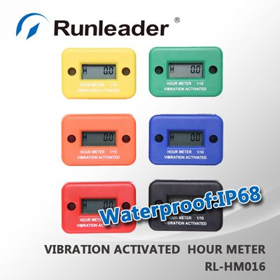 Waterproof Vibration digital wireless hour meter for industry Any engine -- ATV Motorcycle snowmobile pit bike jet engine