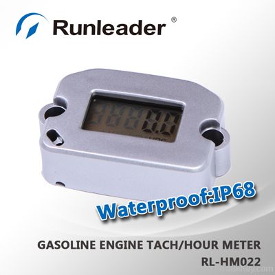 IP 68 waterproof Tach Hour Meter Gauge Motorcycle ATV motocrossTachome