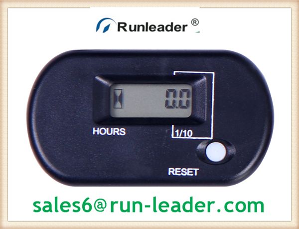 LCD Hour Meter for Marine , ATV , Motorcycle , Snowmobile , jet ski, tiller, lawn mower, trencher, chiper, runleader