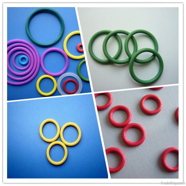 Food Grade Elastic Silicone Ring, Silicone O Ring, Colored rubber o ring