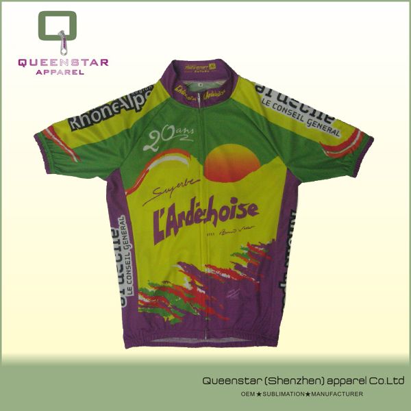 Pro Team latest sublimation cycling jersey