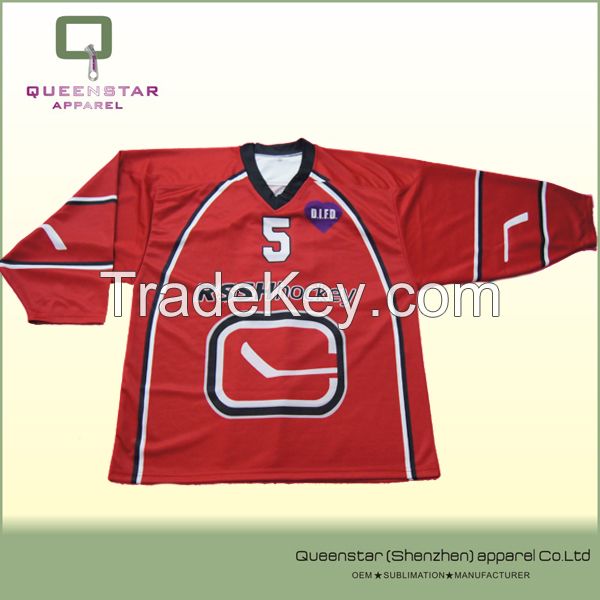 Custom Ice Hockey Jersey With Sublimation