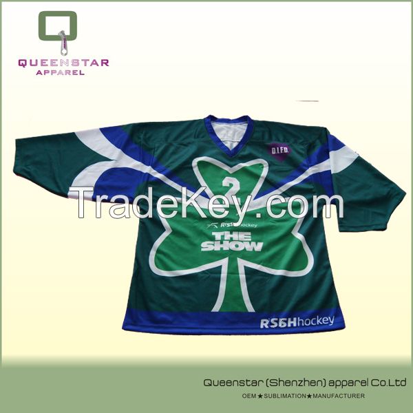 100% Ployester Wholesale Custom  Hockey jersey