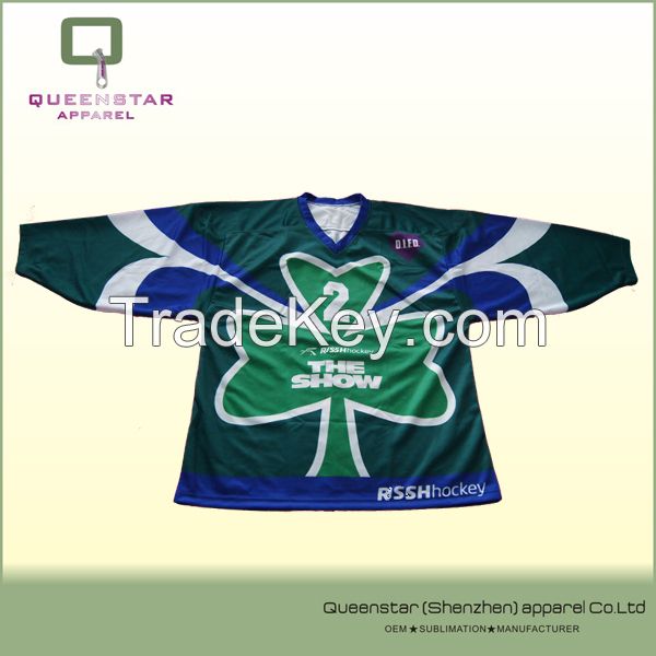 100% Ployester Wholesale Custom  Hockey jersey