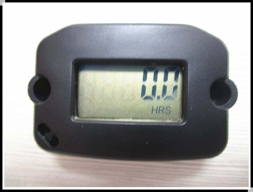 Inductive Hour Meter Record MAX RPM Tachometer for Jet ski,Motorcycle,turf rakes,tiller,brush cutter