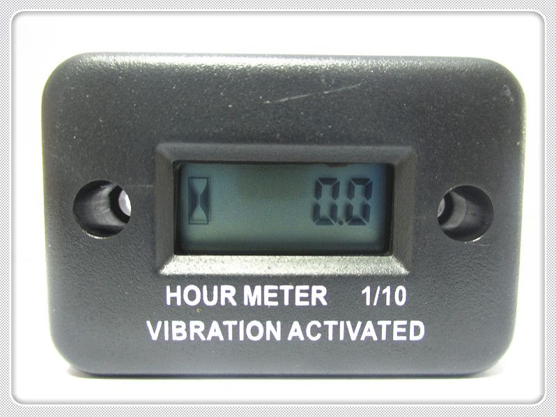 Digital LCD Motorcycle Racing Wireless Vibration Hour Meter