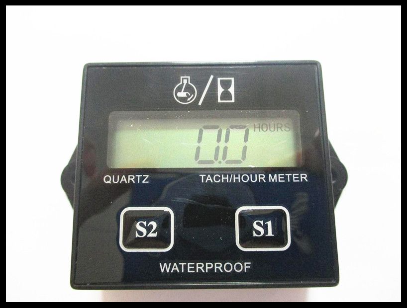 IP68 waterproof tachometer suitabe to 1-2-4 stroke engine