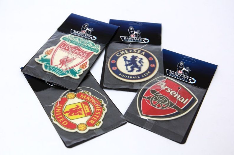 Paper Car Air Fresheners (Football Team Logos)