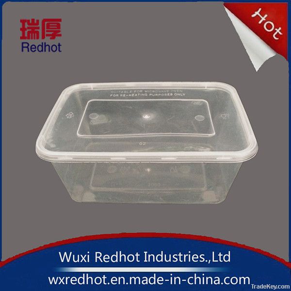 Disposable Microwave Plastic Food Container Box With Lid