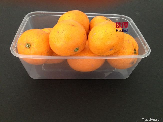 Disposable Microwave Plastic Food Container Box With Lid