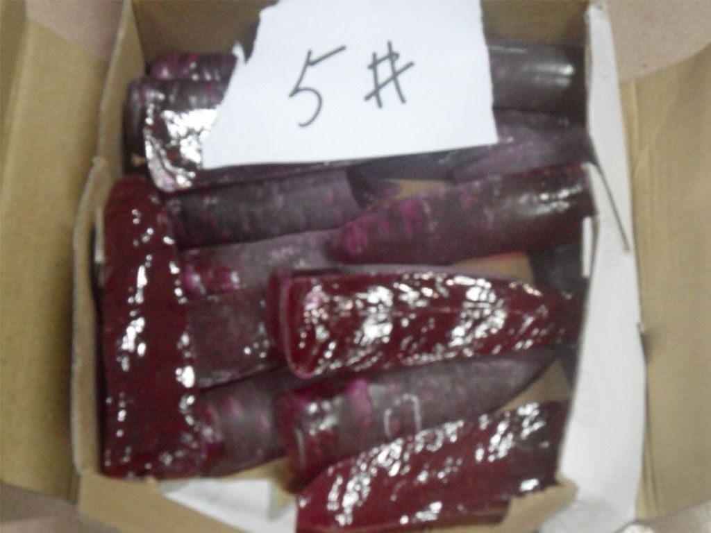 Wholesale 5# corundum raw material with high quality, rose ruby raw material