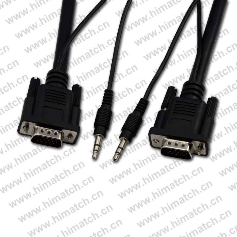 VGA Cable Male to Male with Audio