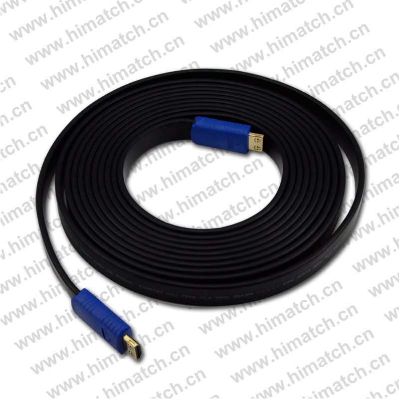 Flat HDMI Cable Male to Male  24/26/28AWG