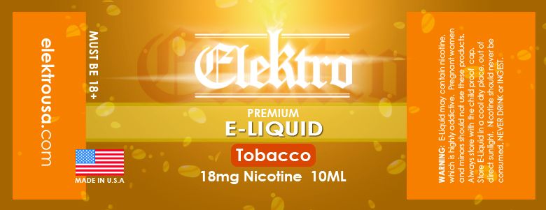 USA Made E Liquid (Available in 75 Flavors and 5 Nicotine Strengths)