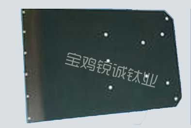 Titanium anode for recovering copper from etching liquid  