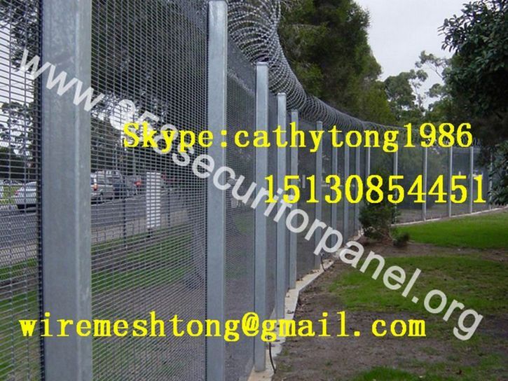 high security fence or prison anti-climbing fence