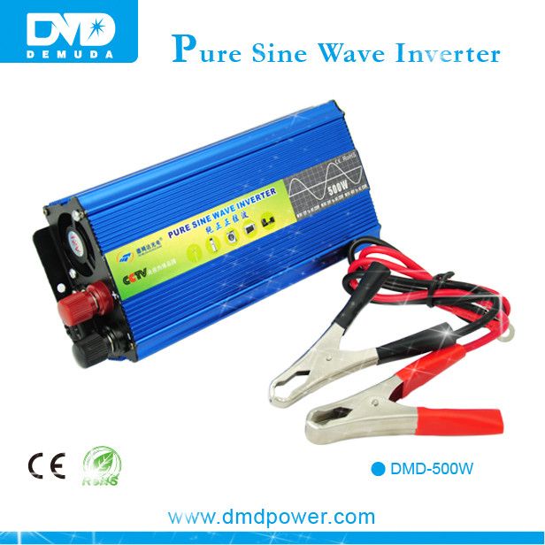 Aluminum alloy shell 500w pure sine wave 12v car inverter