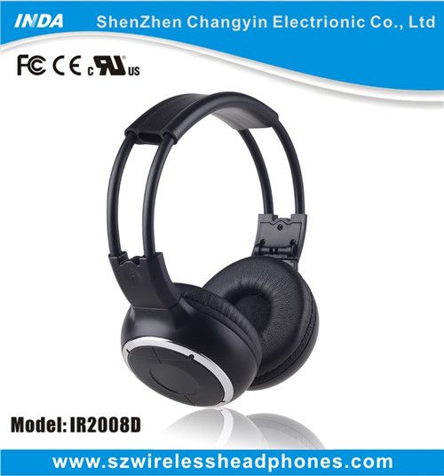 safe infrared wireless headset for vehicle entertainment 