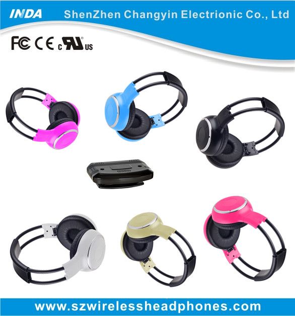 RF silent disco wireless headset for party 