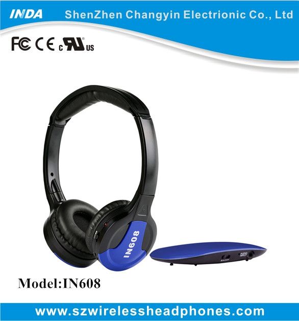 stereo wireless headphone for TV/DVD/pc/mobile